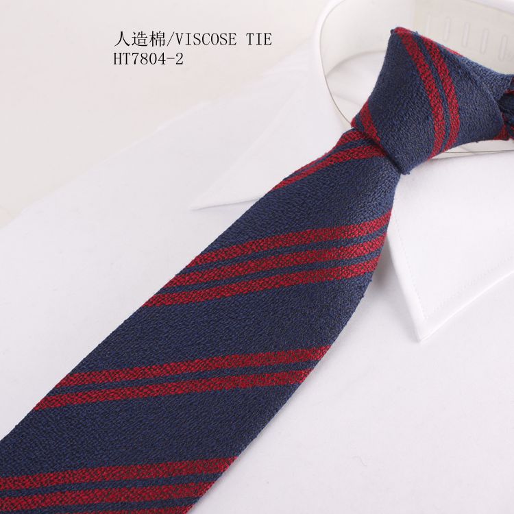源头厂家批发人造棉领带箭头型商务正装领带