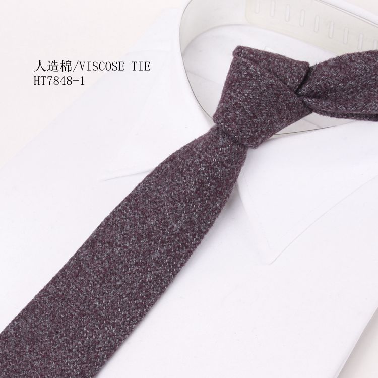 男士休闲装搭配领带秋冬加厚羊毛领带