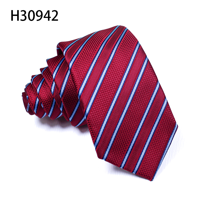 TONIVANI-25红色领带 涤丝商务红色 喜庆年会领带新郎领带