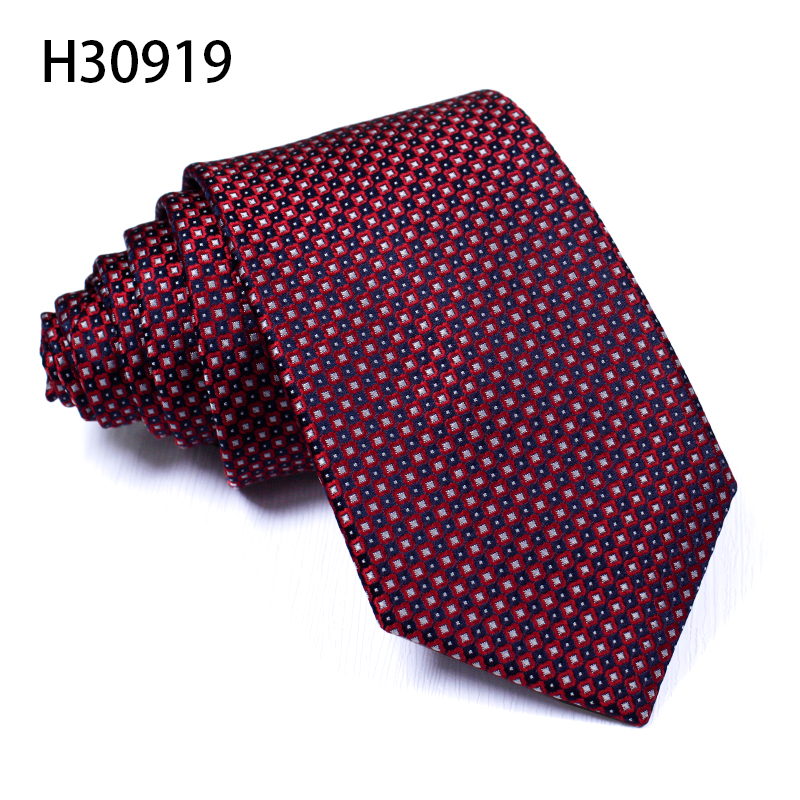 TONIVANI-25红色领带 涤丝商务红色 喜庆年会领带新郎领带