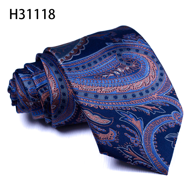TONIVANI-32佩斯利花领带 腰果花男士领带时尚英伦风 厂家生产真丝领带