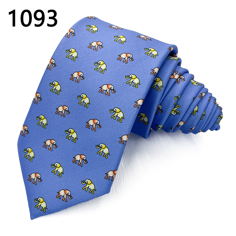 TONIVANI-646时尚西装男士领带定制男式小动物花型领带加工厂家