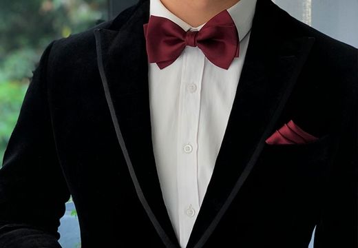 西服领结的风格-【汉森领带】