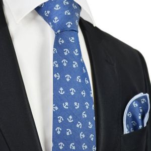 牛仔领带嵊州时尚休闲男士领带厂家直供 棉质印花男式领带