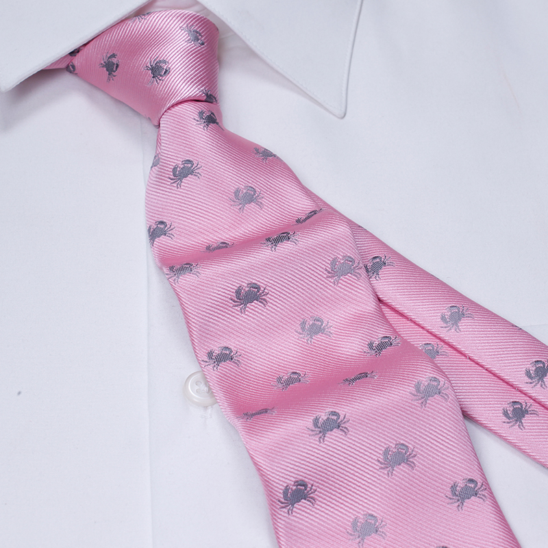涤丝动物花型可爱休闲领带