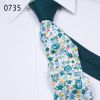 TONIVANI-45设计领带 时尚休闲男士领带棉质小头 拼接花领带厂家定制