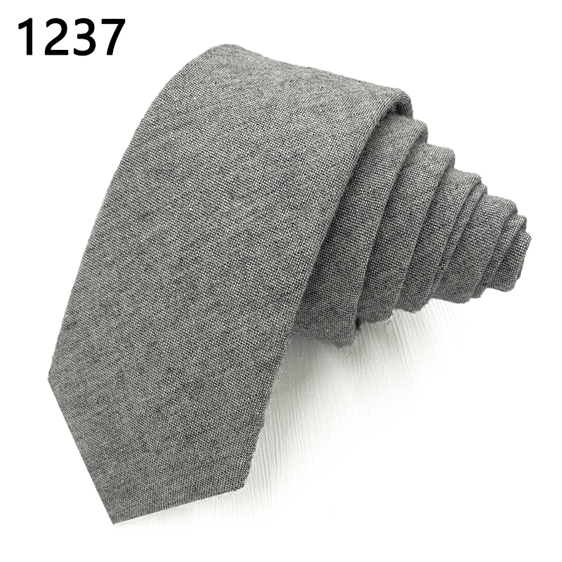 TONIVANI-655西装男士外贸领带加工定做棉领带厂家定制