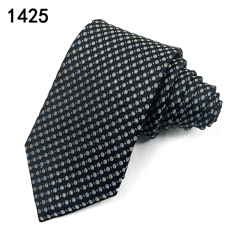 TONIVANI-669藏青色桑蚕丝商务男士批发领带手打领带