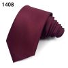 TONIVANI-673纯素色男士百搭领带鲜艳多色可选涤丝领带